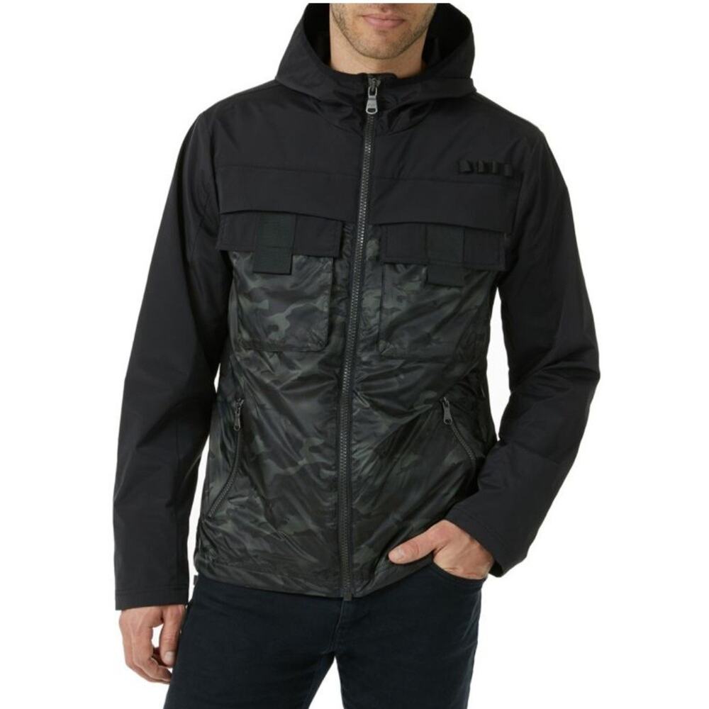 Pajar Gale Camoflage Packable Jacket Mens XL Gorpcore Hiking Outdoor Logo‎ Rain